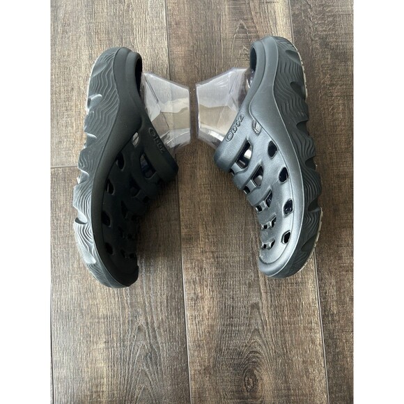 Oboz Whakata Coast Men's Black Rubber Slip On Comfort Clogs Sandals Size W11 M9 - Picture 4 of 7